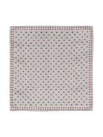 Brunello Cucinelli mouchoir de poche à motif géométrique - Gris