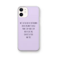 Zelfvertrouwen: iPhone 12 Transparant Hoesje