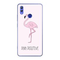 Pink positive: Honor Note 10 Transparant Hoesje