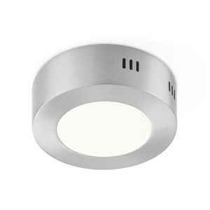 Home sweet home ska LED plafondlamp Ø 12 cm mat staal