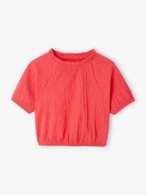Crop top voor meisjes koraal
