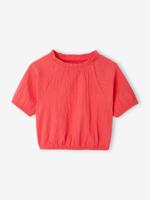Crop top voor meisjes koraal