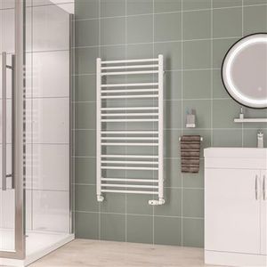 Eastbrook Corinium handdoekradiator 60x120cm 696W wit glans