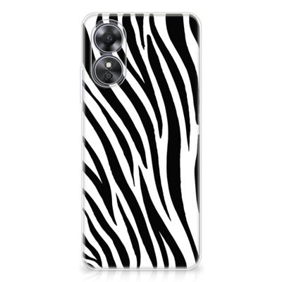 OPPO A17 | TPU Hoesje | Zebra