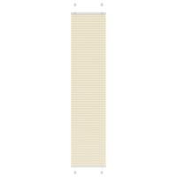 Plissé rolgordijn 40x200 cm stofbreedte 39,4 cm polyester crème