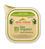 Almo Nature Dailymenu bio pate hond Kip en groenten 100gr