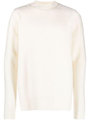 OAMC pull à logo en intarsia - Blanc