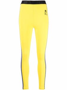 ETRO legging à logo imprimé - Jaune