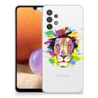 Samsung Galaxy A32 4G | A32 5G Enterprise Editie Telefoonhoesje met Naam Lion Color - thumbnail