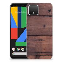 Google Pixel 4 | Bumper Hoesje | Old Wood Google Pixel 4 | Bumper Hoesje | Old Wood