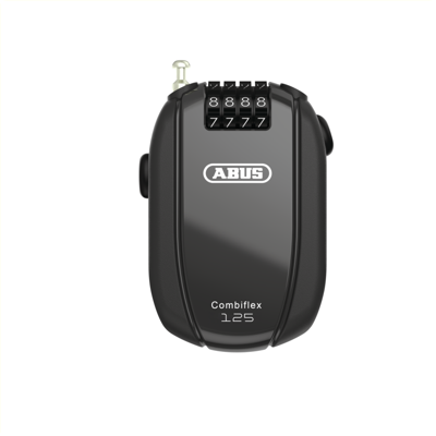 Abus combiflex trip 125, zwart lengte 85cm