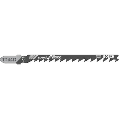 Bosch Accessories 2609256719 Decoupeerzaagblad HCS, T 244 D 2 stuk(s)