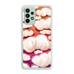 Katoen Wolken: Samsung Galaxy A52s 5G Transparant Hoesje