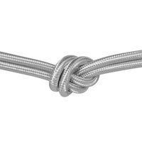 Strijkijzersnoer zilver 1,5 meter Strijkijzersnoer zilver 1,5 meter