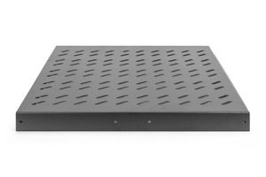 Digitus DN-19 TRAY-2-800SW 19 inch Apparaatbodem voor patchkast 1 HE Uittrekbaar Geschikt voor kastdiepte: 800 mm Zwart