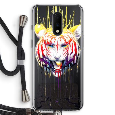 Fading: OnePlus 7 Transparant Hoesje met koord