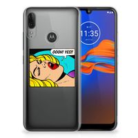 Motorola Moto E6 Plus Silicone Back Cover Popart Oh Yes - thumbnail