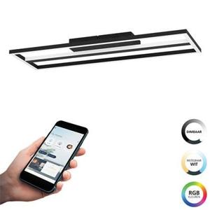 EGLO connect.z Calagrano-Z Smart Plafondlamp - 64cm - Zwart|Wit - RGB