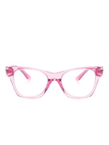 Versace Eyewear lunettes de vue à monture papillon - Rose