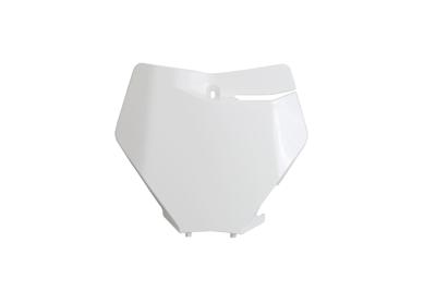UFO PLAST Start number plate ufo ktm white