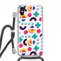 8-bit N°2: iPhone XS Max Transparant Hoesje met koord