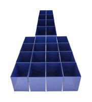 Raaco Magad bakje a6-1 blauw 133x109x157 ds a 24