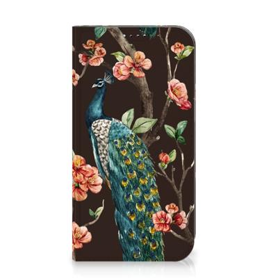 iPhone 15 | Hoesje maken | Pauw met Bloemen