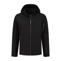 Travelin' Men - Softshell jacket - Zwart - Maat XL