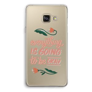 Optimistic flower girl: Samsung A3 (2017) Transparant Hoesje