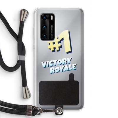 Victory Royale: Huawei P40 Transparant Hoesje met koord