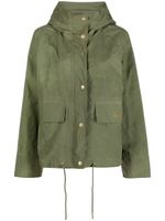 Barbour veste Nith Showerproof à capuche - Vert