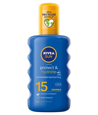 Nivea Sun protect & hydrate zonnespray SPF15
