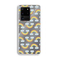Regenboog: Samsung Galaxy S20 Ultra Transparant Hoesje