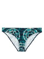 Marlies Dekkers bas de bikini à motif tie-dye - Bleu