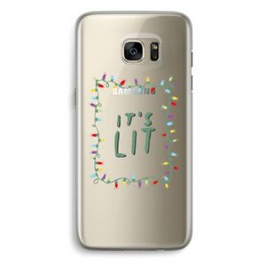 It's Lit: Samsung Galaxy S7 Edge Transparant Hoesje