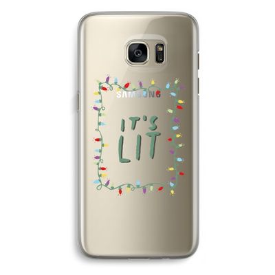 It's Lit: Samsung Galaxy S7 Edge Transparant Hoesje