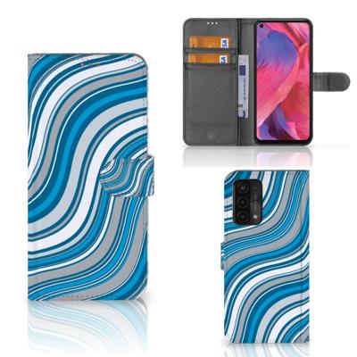 OPPO A54 5G | A74 5G | A93 5G | Telefoon Hoesje | Waves Blue