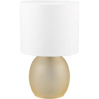 LED Tafellamp Amber Glas - E14 Fitting - Sfeervolle Tafelverlichting - Trion Alev