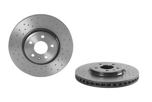 Remschijf BREMBO XTRA LINE BREMBO, Remschijftype: Geperforeerd / Geventileerd, u.a. für Audi