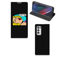 OPPO Find X3 Neo Hippe Standcase Popart Oh Yes