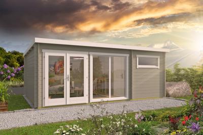 Blokhut - Tuinhuis Flow | 40 mm | RCW geïmpregneerd