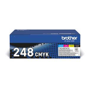 Brother Toner TN-248VAL Origineel Combipack Zwart, Cyaan, Magenta, Geel 1000 bladzijden TN248VAL