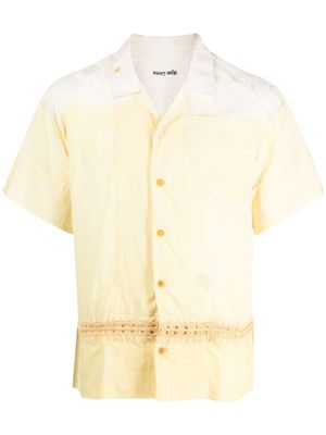 STORY mfg. chemise en crochet - Jaune