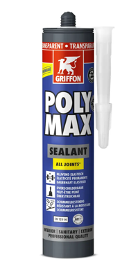 Griffon Polymax Sealant multifunctionele afdichtingskit 280ml Transparant