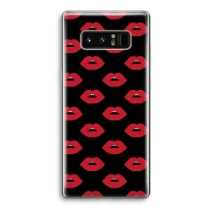 Lips: Samsung Galaxy Note 8 Transparant Hoesje