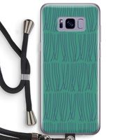 Swirls: Samsung Galaxy S8 Transparant Hoesje met koord