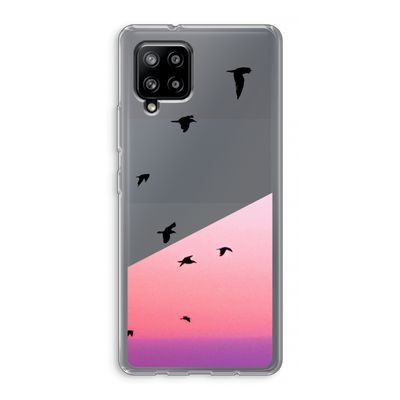 Fly away: Samsung Galaxy A42 5G Transparant Hoesje