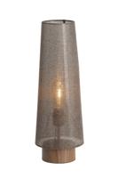 Light & Living Bruine tafellampHowie hout Ø 19cm - 1891483