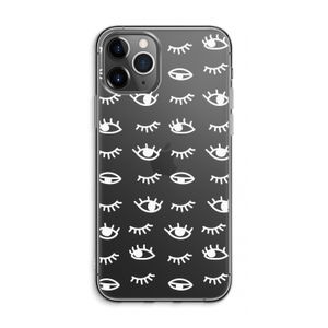 Eye pattern #3: iPhone 11 Pro Max Transparant Hoesje