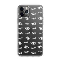 Eye pattern #3: iPhone 11 Pro Max Transparant Hoesje